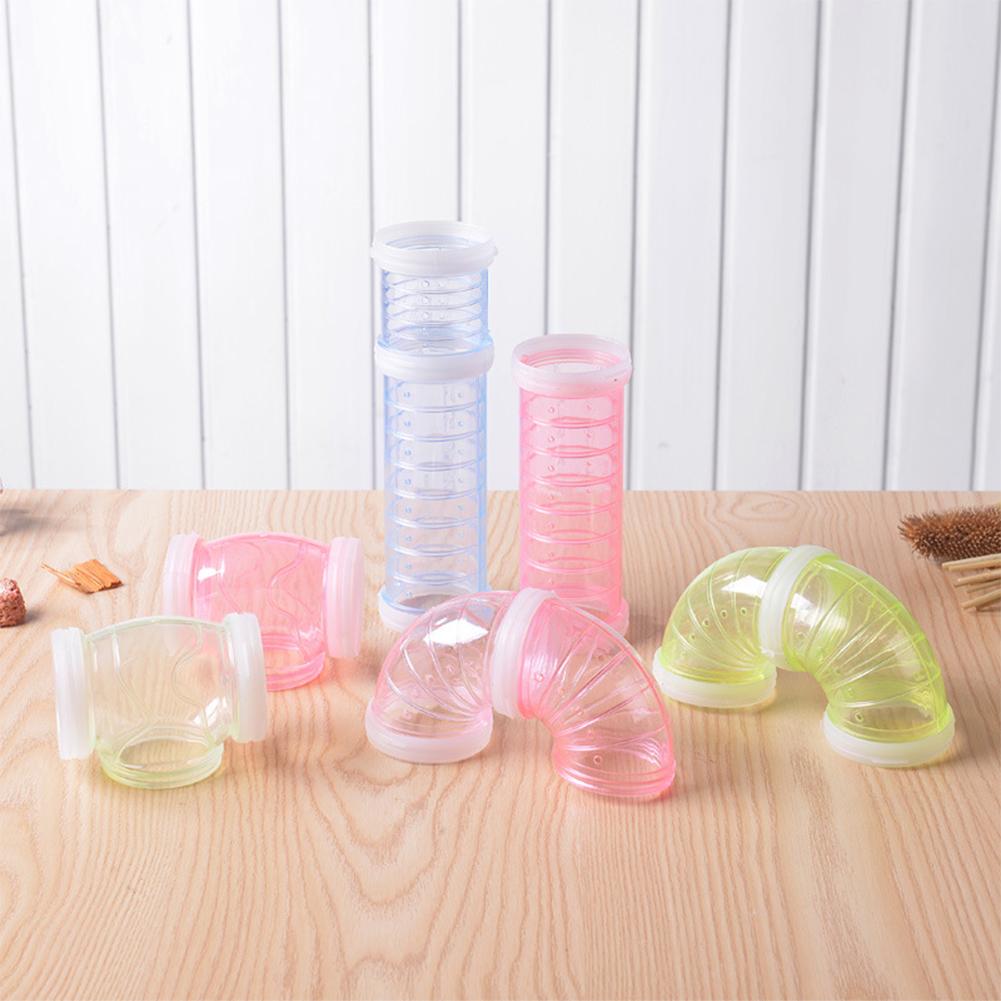 Cage transparente pour Hamster, Rat, écureuil, Tunnel, jouet d&#39;escalade, petit approvisionnement pour animaux de compagnie, accessoires