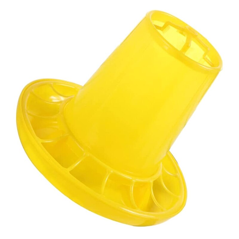 Baby Chicken Feeder for Poultry Plastic Chick Feeder for Multiple Chicks At Once Easy to Clean Highly Practical for Coop