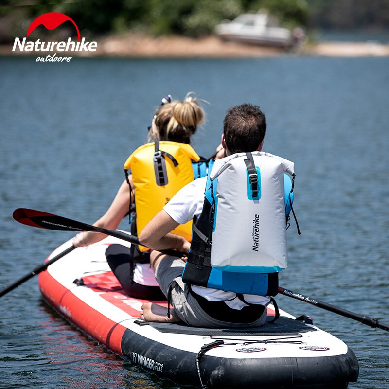 Naturehike 28L Swimming Waterproof Bag Travel Backpack Portable Drifting Rafting Sport TPU Dry Bag Beach Storage Pouch