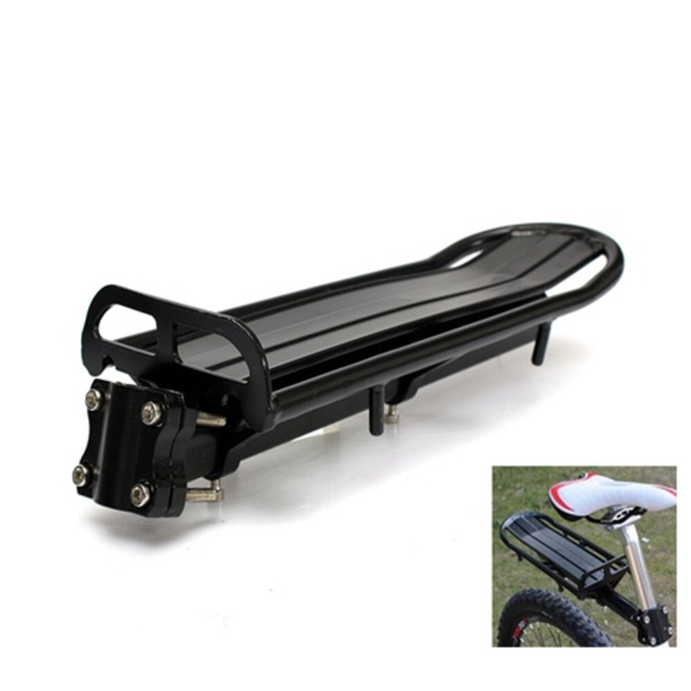 Bike Carrier Rack Bicycle Mount Racks Cycling Cargo Racks Seatpost Rear Pannier Luggage Carrier Aluminum Stand Bike Shelf Quick