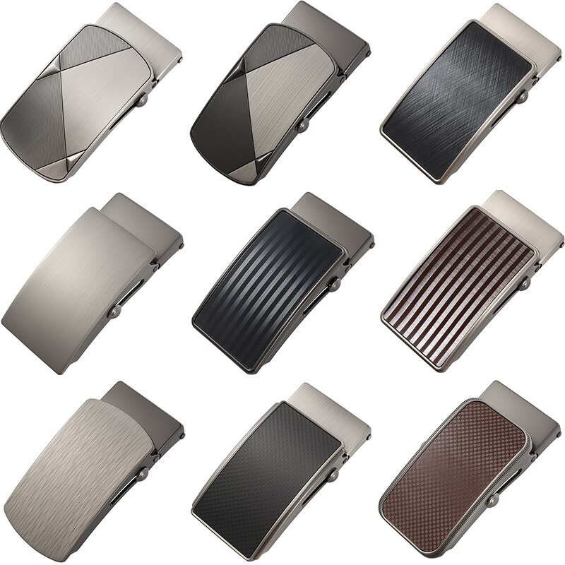 Mannen Automatische Gesp Canvas Riem 3.5Cm Breedte Metalen Gesp Mannen Business Riem Gespen