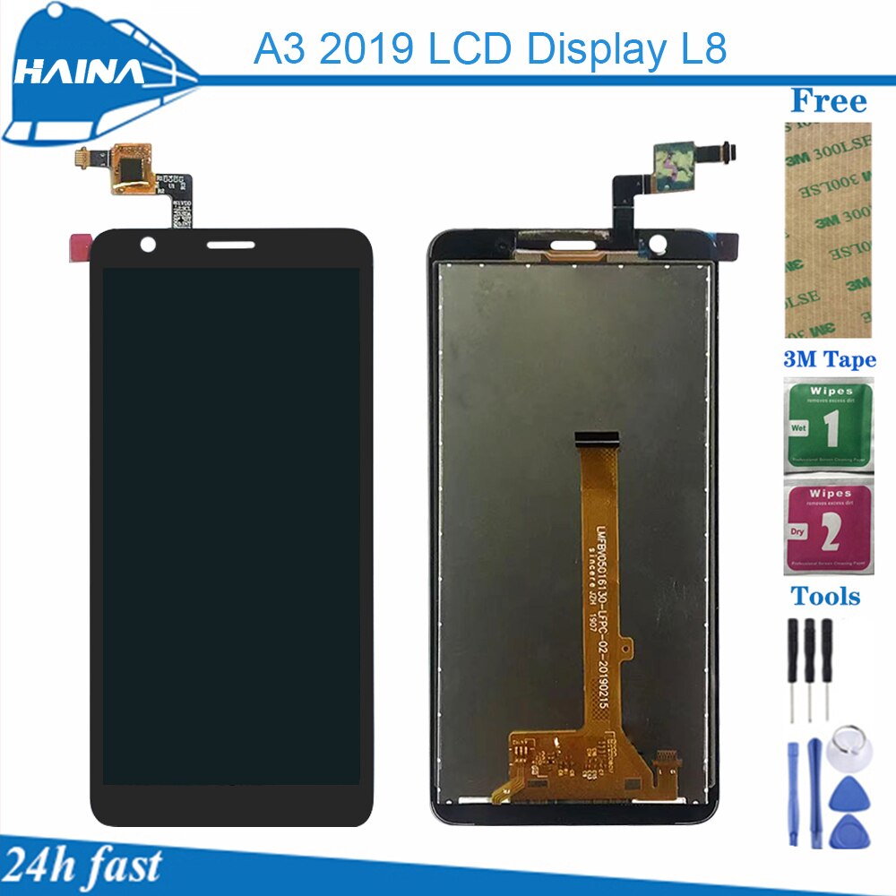 For ZTE Blade A3 / ZTE L8 Blade LCD Display + Touch screen Digitizier Assembly With Black And Tools