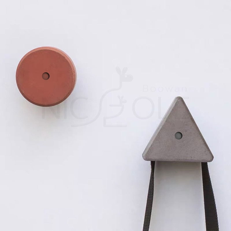 Silicone Epoxy Resin Mould Concrete Geometry DIY Wall Hook Mold Kitchen Bathroom Home Storage Tool