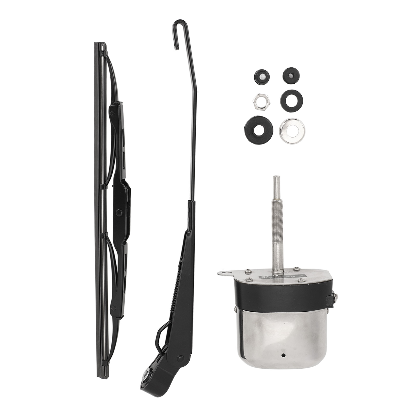 Wiper Motor Blade Kit Wiper Arm 105° Rotating Long Lasting for Tractor Fishing Boat ATV UTV: Default Title