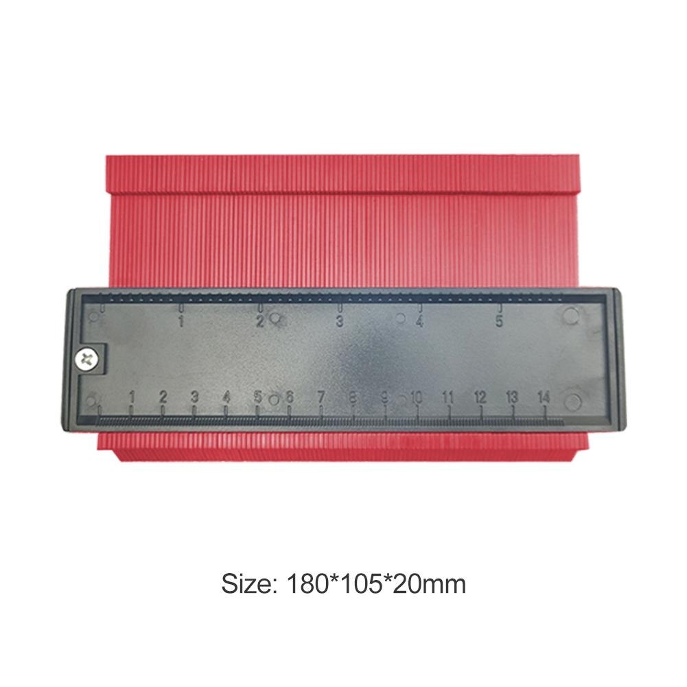 Plastic Irregular Shaper Profile Ruler Gauge Duplicator Contour Scale Template Curvature Scale Tiling Laminate General Tools: F