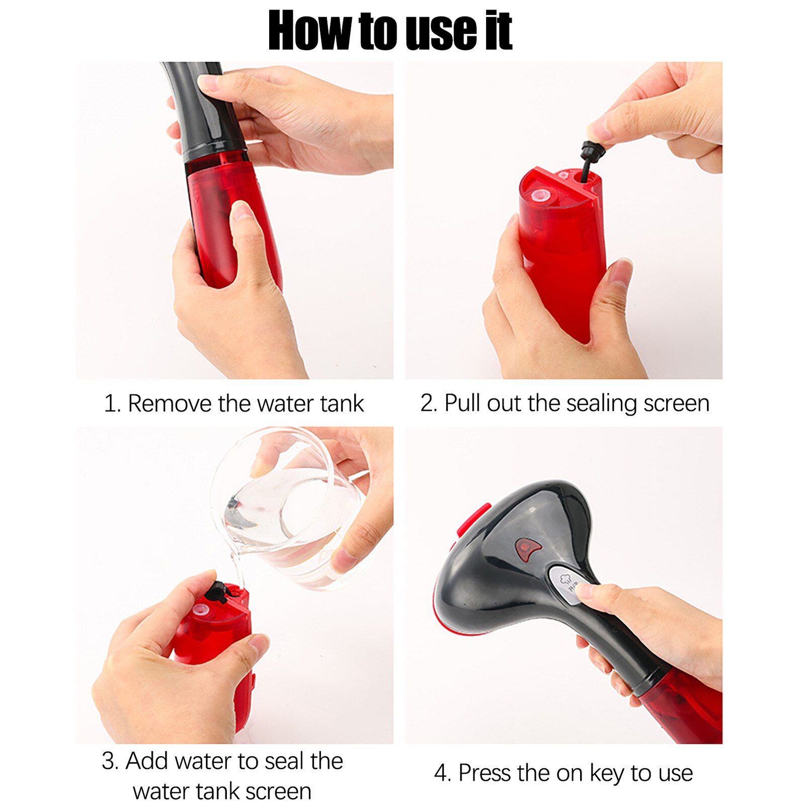 Portable Ironing Steam Iron Handheld Fabric Steamer Powerful Garment Steamer For Home Travelling Portable Steam Iron#g30