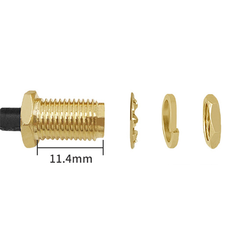 Cable Coaxial RG0.81mm U.FL IPX4 a RP-SMA hembra Pigtail 0,81mm MHF4 Cable de puente Coaxial RF para antena de enrutador WiFi