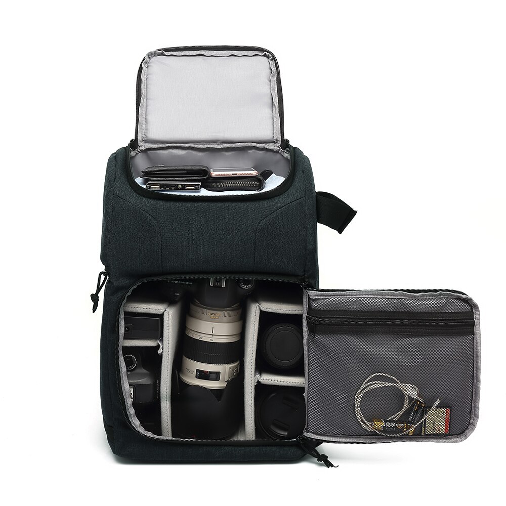 Multi-functional Waterproof Camera Knapsack Large Capacity Portable Travel Camera Bag 【Support 】