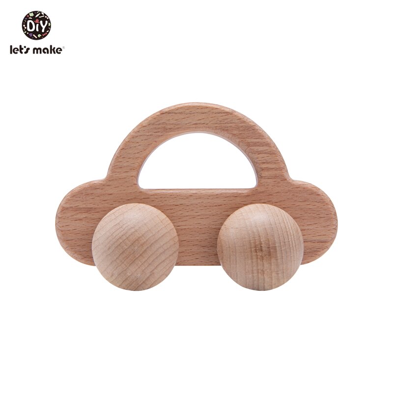Lassen sie Machen Buche Holz Spielzeug 0-12Month 1PC Baby Spielzeug Elefanten Hedgehog Schildkröte Auto Pädagogisches Kleinkinder Entwicklungs Newbron: 3