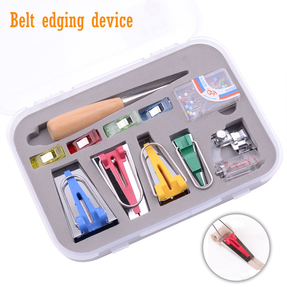 Machine Tools Binding Sew Multifunction Sewing Bias Tape Maker Set DIY Patchwork Quilting Tool Sewing Machine Set