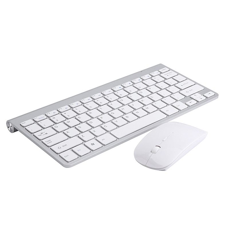 Przenośna Klawiatura Bezprzewodowa 2.4G z Myszką dla Mac, TV Box, Android, iOS, Windows