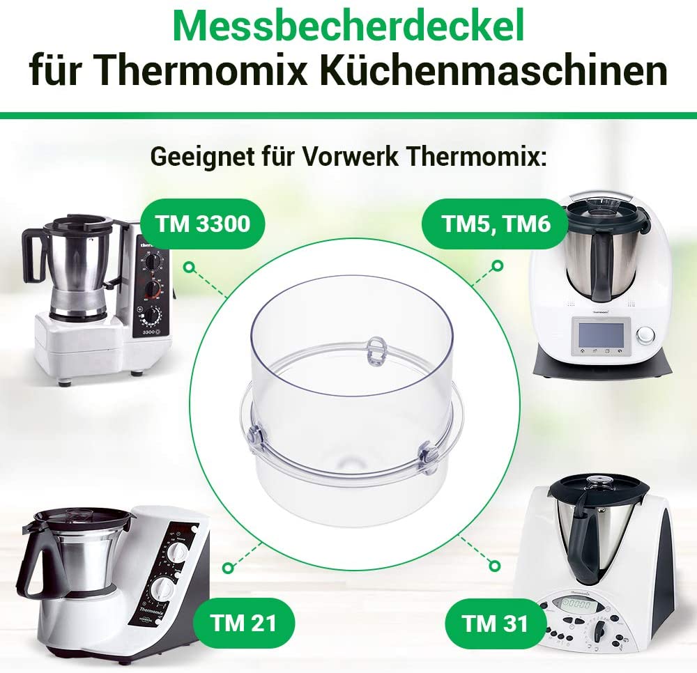 100ML Measuring Cup Dosing Cap Sealing Lid for Thermomix TM31 TM6 TM5 Spare Part