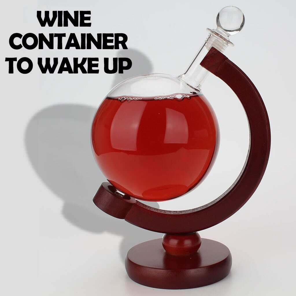 Wijn Conta Globe Glazen Fles Ronde Creatieve Thuis Wijnrek Wijnrek 500ml Aarde Decanter Globe Vorm Decanter