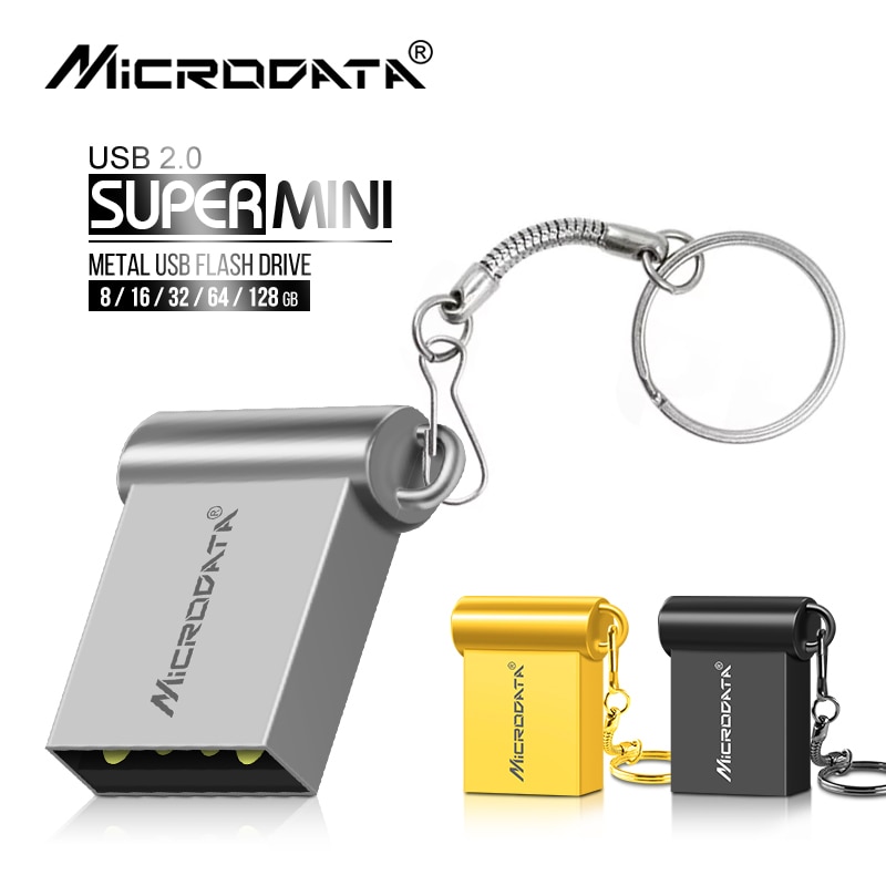 Super mini kleine Metalen usb flash drive Real 64gb 16gb 32gb pen drive Metalen 4gb 8gb usb flash memory stick usb stick pen drive