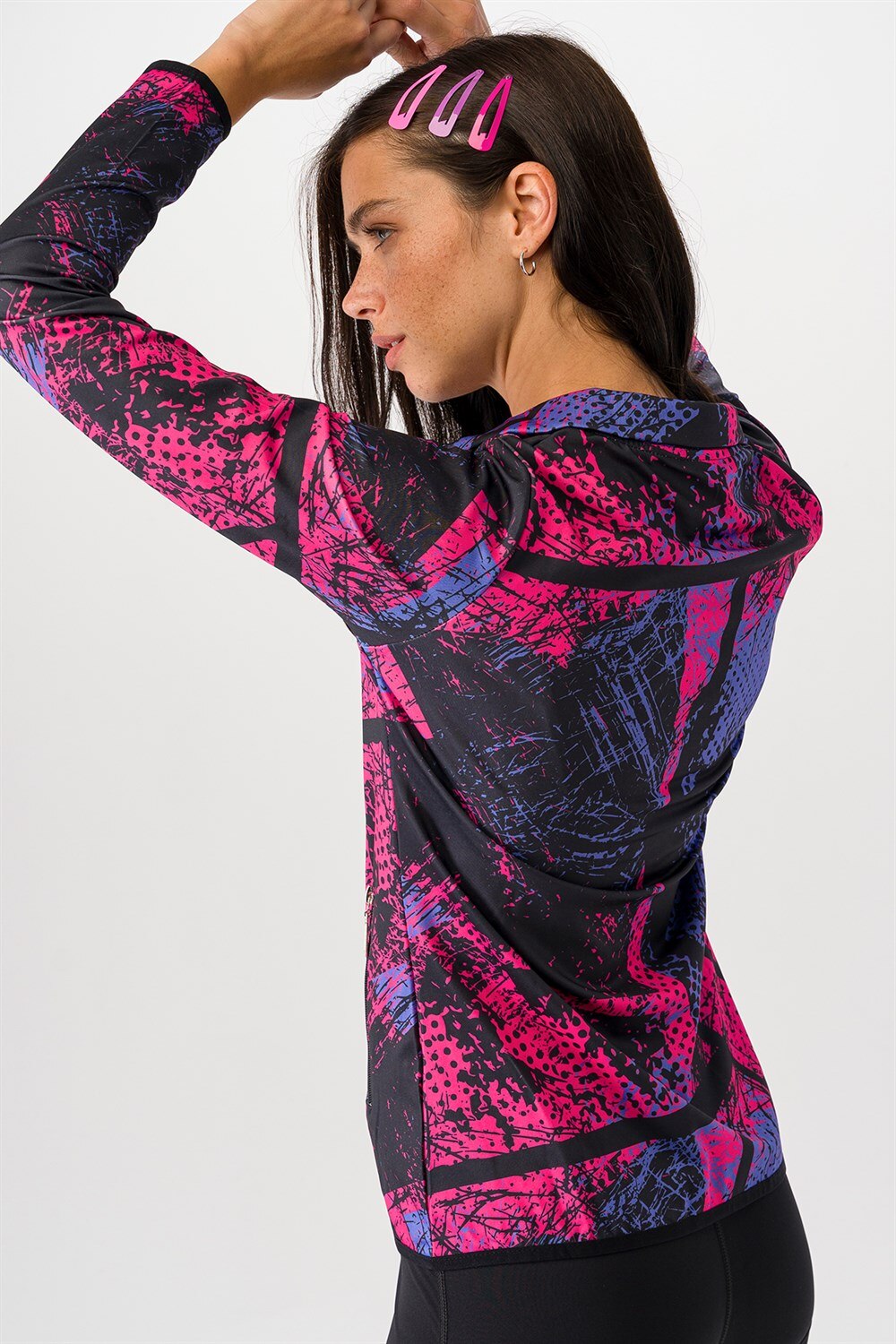 Mossta-Ropa deportiva púrpura para mujer, conjunto de 2 piezas, nueva tendencia