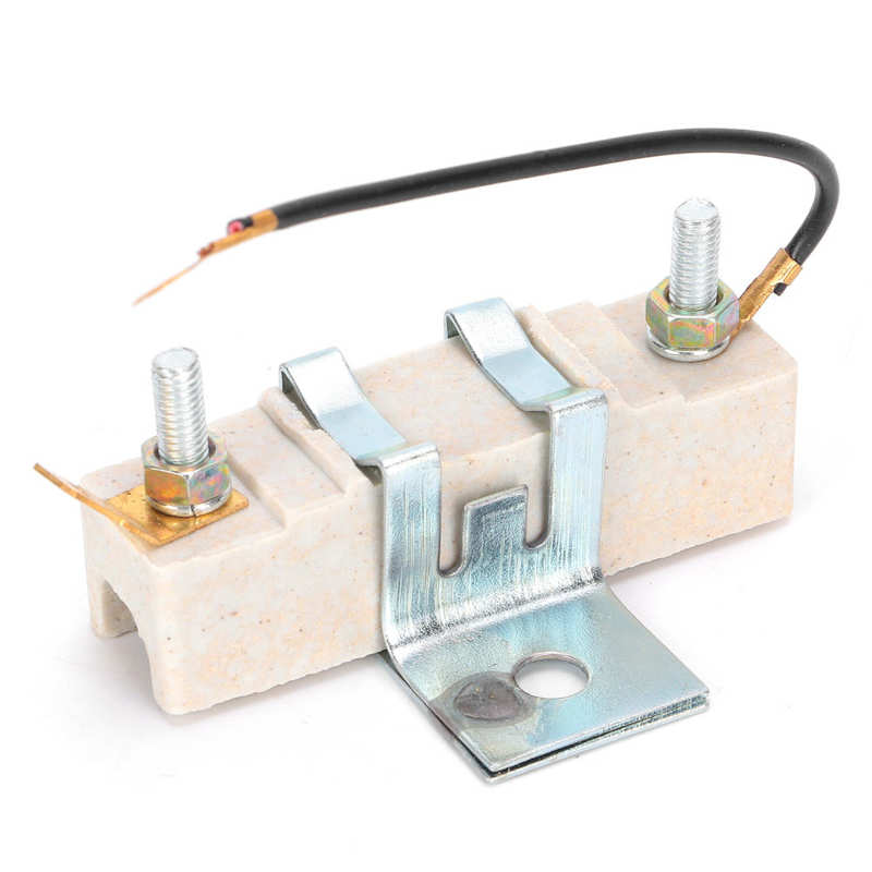Resistencia de la bobina de encendido, dispositivo de Metal cerámico resistente al desgaste para Resistor de balasto de cerámica de coche clásico de 1,5 Ohm