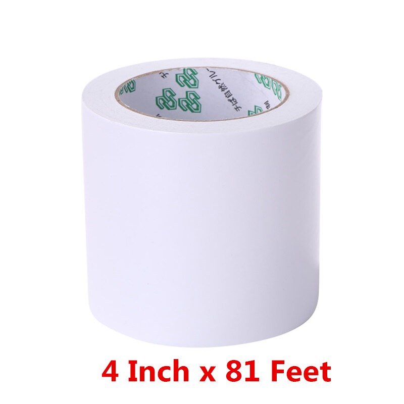 6/4/2 Inch * 81 Feet Clear Double Sided Adhesive Roll for DIY Scrapbooking Card Album Photo Embellishments Making Sticky Tape: 4inchx81feet