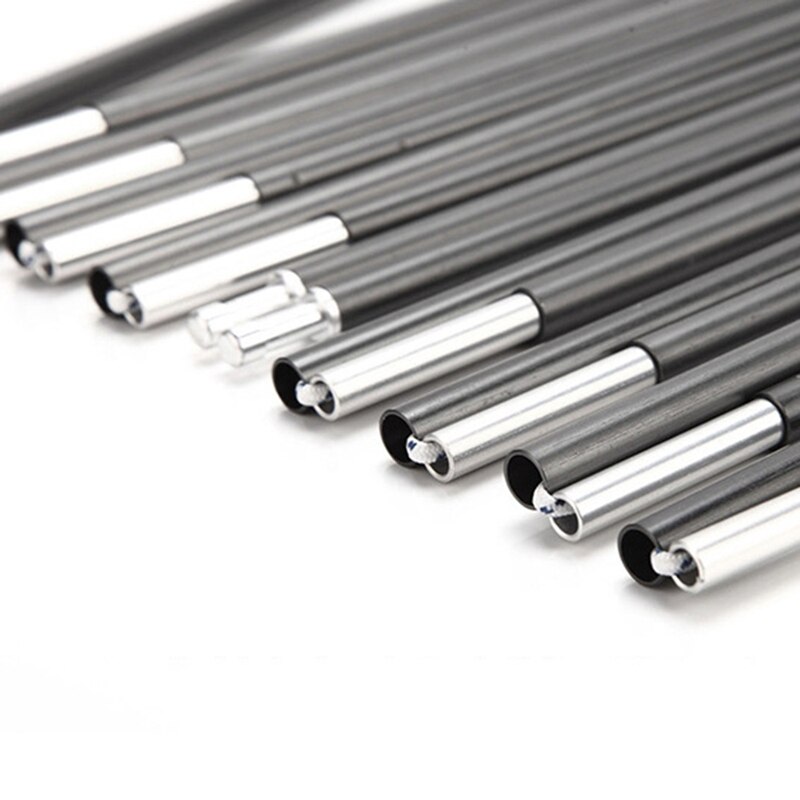2Stck Aluminium Stange Zelt Pole Ersatz Zubehör Multifunktions Zelt Pole Stange draussen Sonne Schutz Unterstützung Stangen
