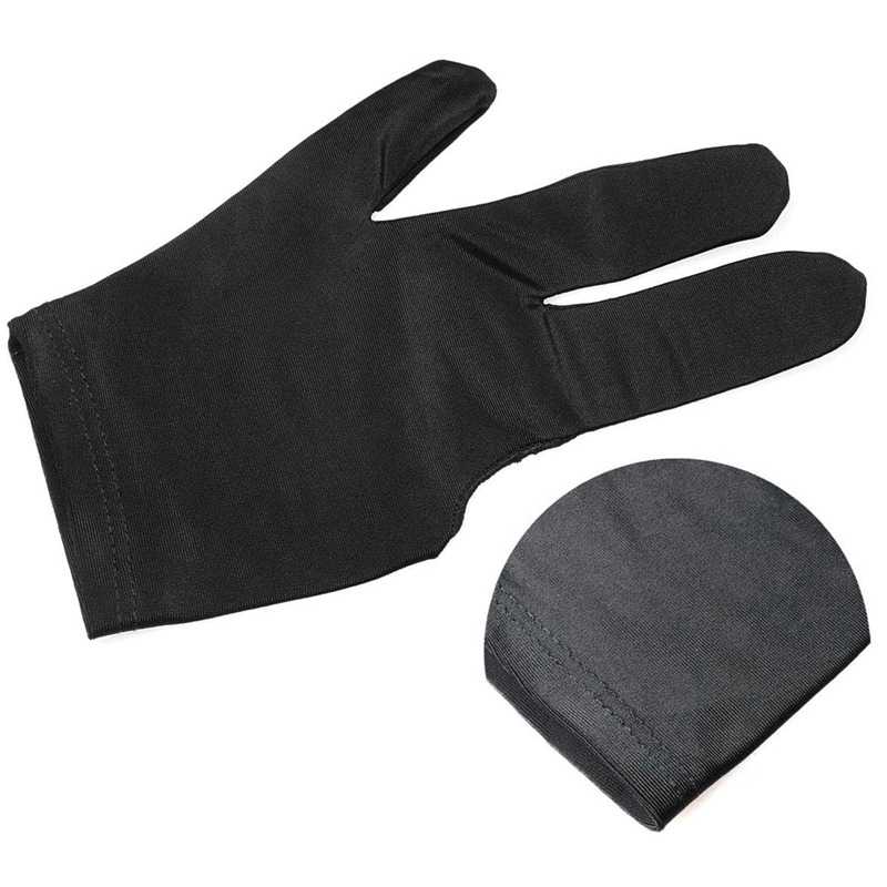 Gants de billard 3 doigts, 10 pièces, pour mains gauche et droite, pour queue de billard