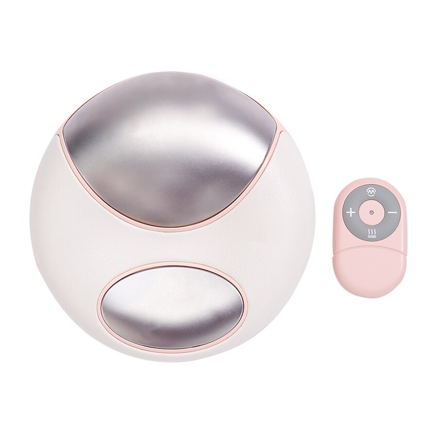 Smart Electric Hand Massage Device Heat Palm Finger Massager Magnetic Therapy Pulse Pain Relief Tool Health Care Relaxation: Pink
