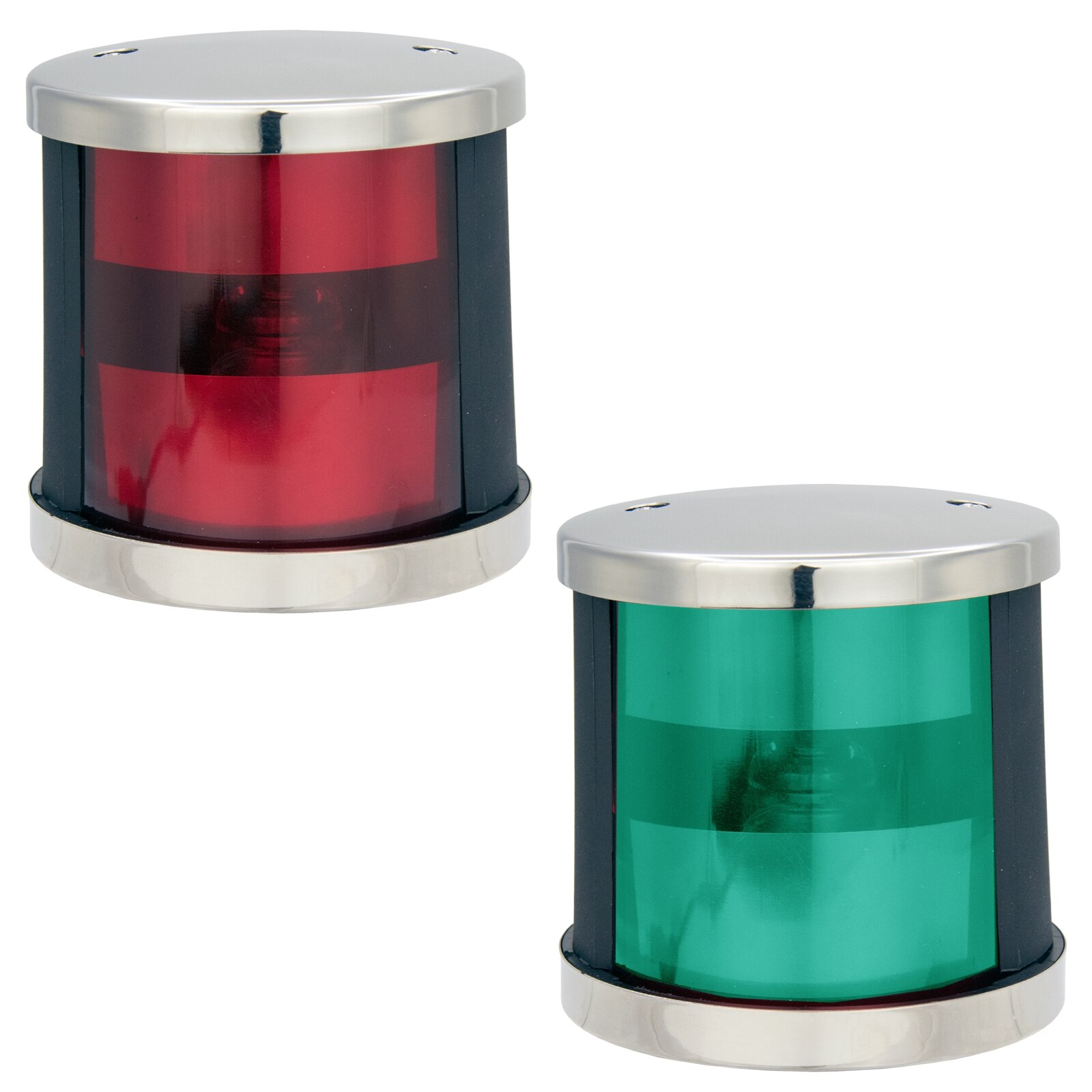 Led Navigation Lights Pair for Boat Running 12V 24V Red Green Side Port Starboard Lamp Sailing Signal Light IP65