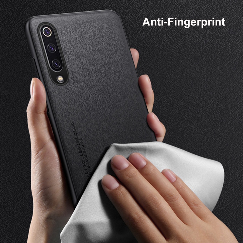 Luxury PU Leather Case For Xiaomi Mi 9 SE 9SE Matte Cover Silicone Shockproof Protection Phone Case For Xiaomi Mi 9 9T Pro Mi9