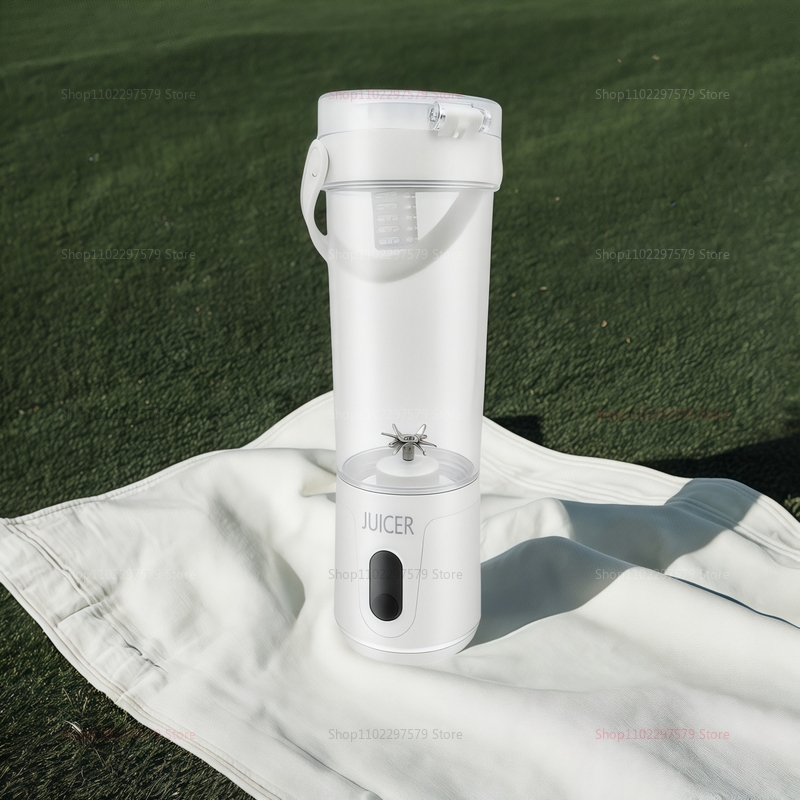 Portable Blender 600ML Household/outdoor Electric Juicer Rechargeable USB Smoothie Maker Personal Fruit Mixer for Fresh Fruit