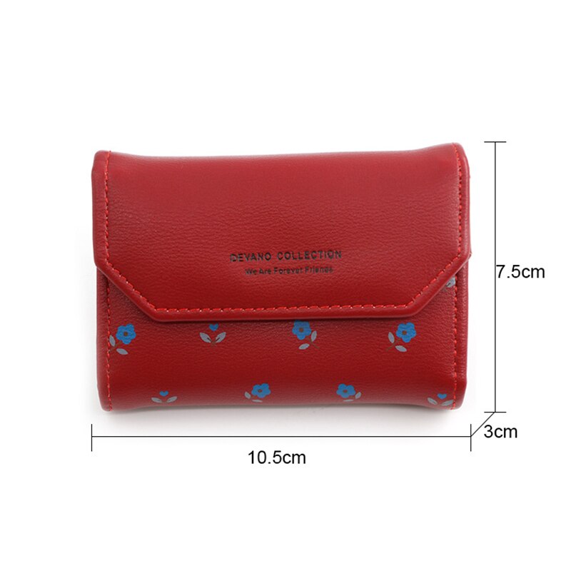 Purdored 1 Pc Vrouwen Bloemen Kaarthouder Pu Kleine Creditcard Houders Vrouwelijke Minimalistische Portemonnee Rits Portemonnee Leuke Id houders