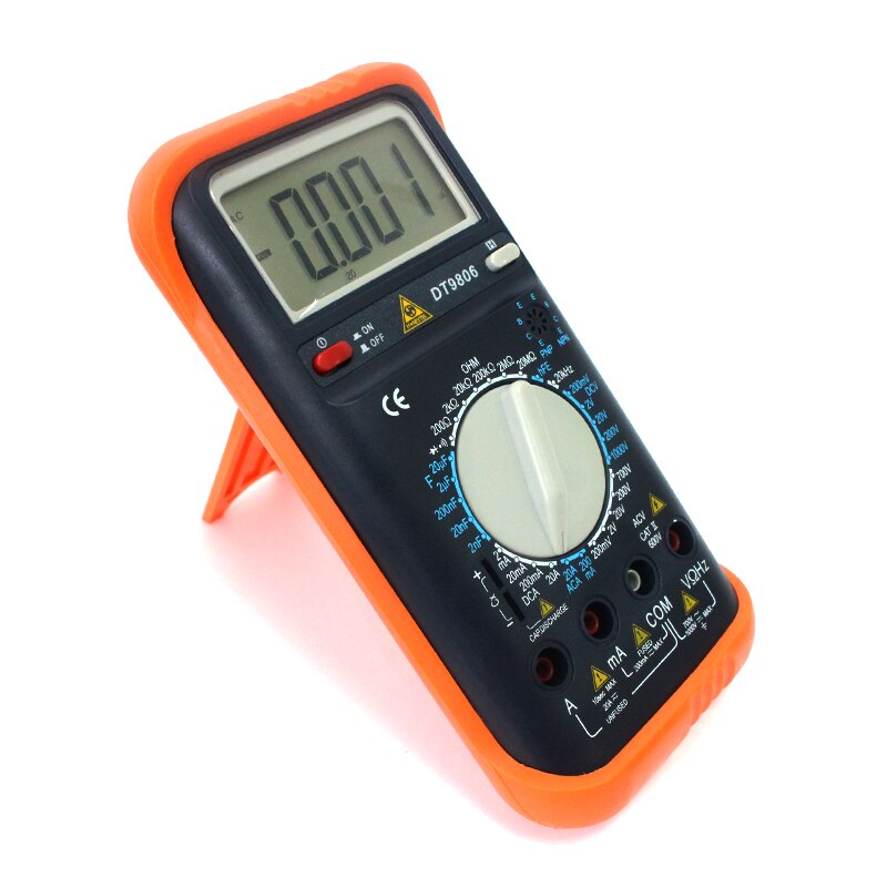 Digital LCD 1999 display ACDC Multimeter Voltmeter Ammeter Ohm Capacitance resistance frequency tester Universal electric meter