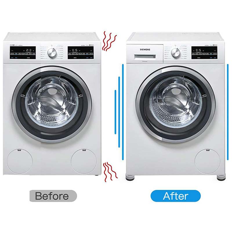 4Pcs Anti Vibration Feet Pads Washing Machine Rubber Mat Anti-Vibration Pad Dryer Universal Fixed Non-Slip Pad