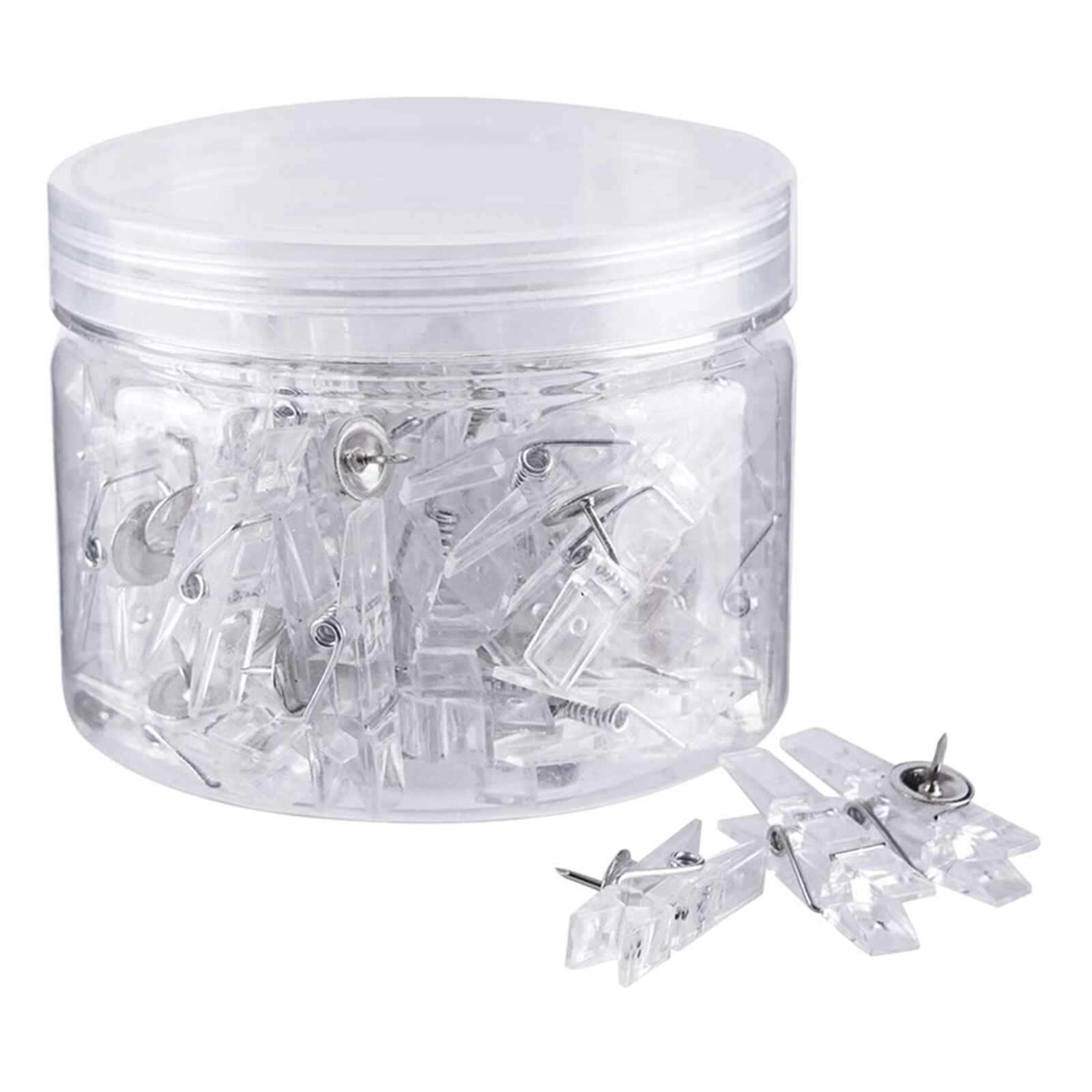 Push Pin Clips Travel Points Cork Boards Thumbtacks Office Notes Clip