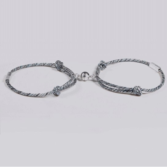 1 par amantes infinidade pulseiras corda ajustável corrente pulseira para casais pulseira presentes de aniversário frete grátis