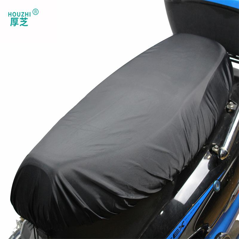 Universele Motorfiets Zitkussen Cover Waterdicht Motorfiets Seat Cover Slijtvaste Moto Stoelhoes Motorfiets Seat Protector: Black XL