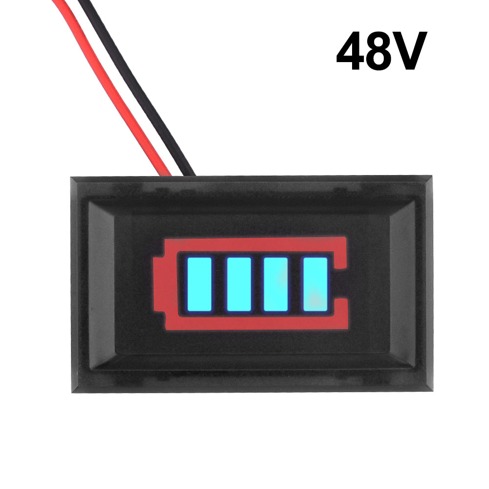 Indicador Digital LED De Batería 12V/24V/36V/48V/72V IP65 Para Carros De Golf Y Equipos Eléctricos