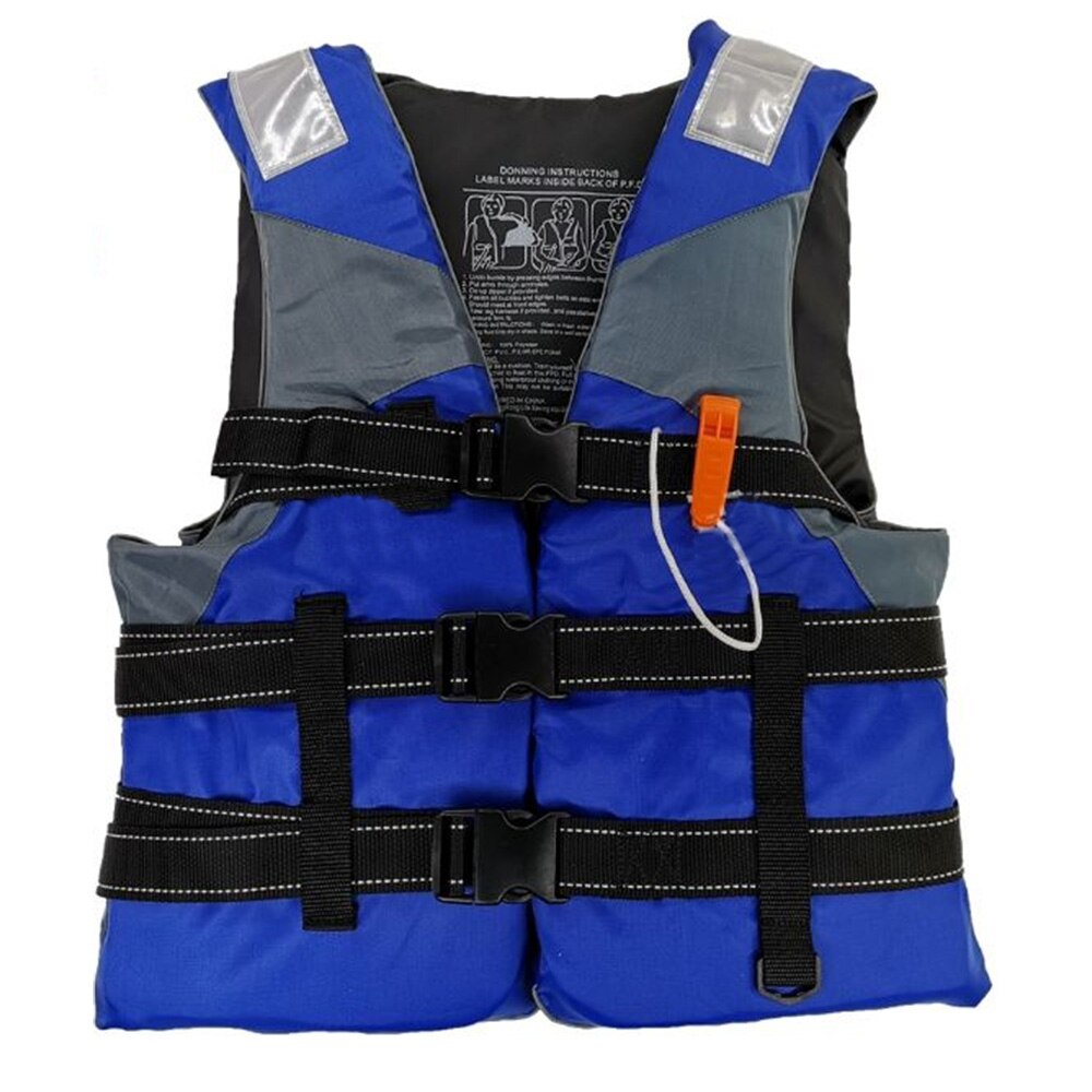 Kamizelka ratunkowa dla dorosłych pływanie żeglarstwo Surfing pływalność garnitur woda Sport pływalność kurtka kamizelka ratunkowa kamizelka ratunkowa odkryty kombinezon wędkarski: Niebieski / XL(70-90kg)