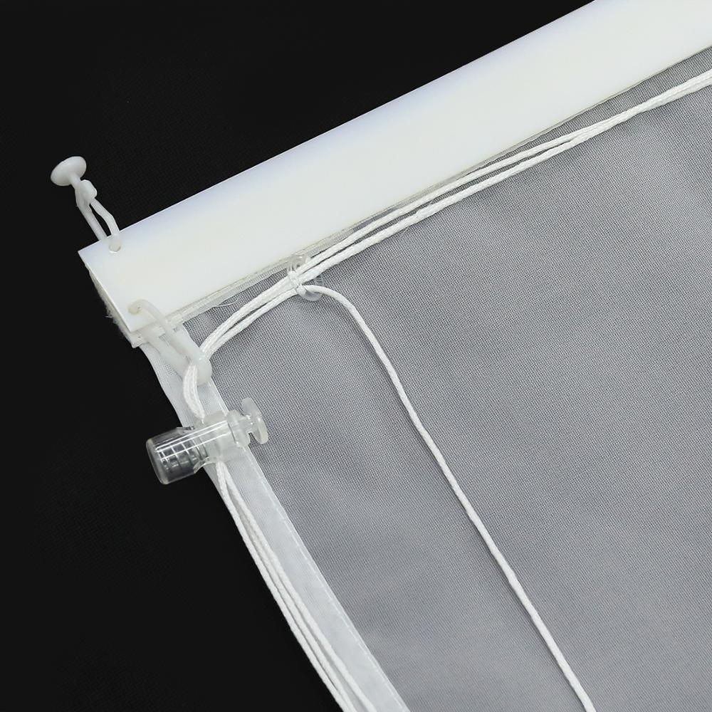 Romersk gardin fågeltryckta fönster skira tyll magiska draperier nyans voile draperivalans för kök heminredning