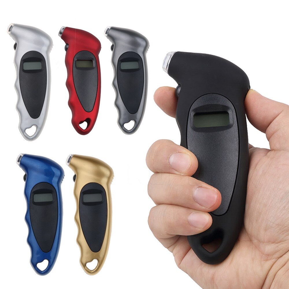 Reifen Luft Manometer Meter Elektronische Digital Lcd Auto Reifen Manometer Barometer Tester Werkzeug für Auto Auto Motorrad