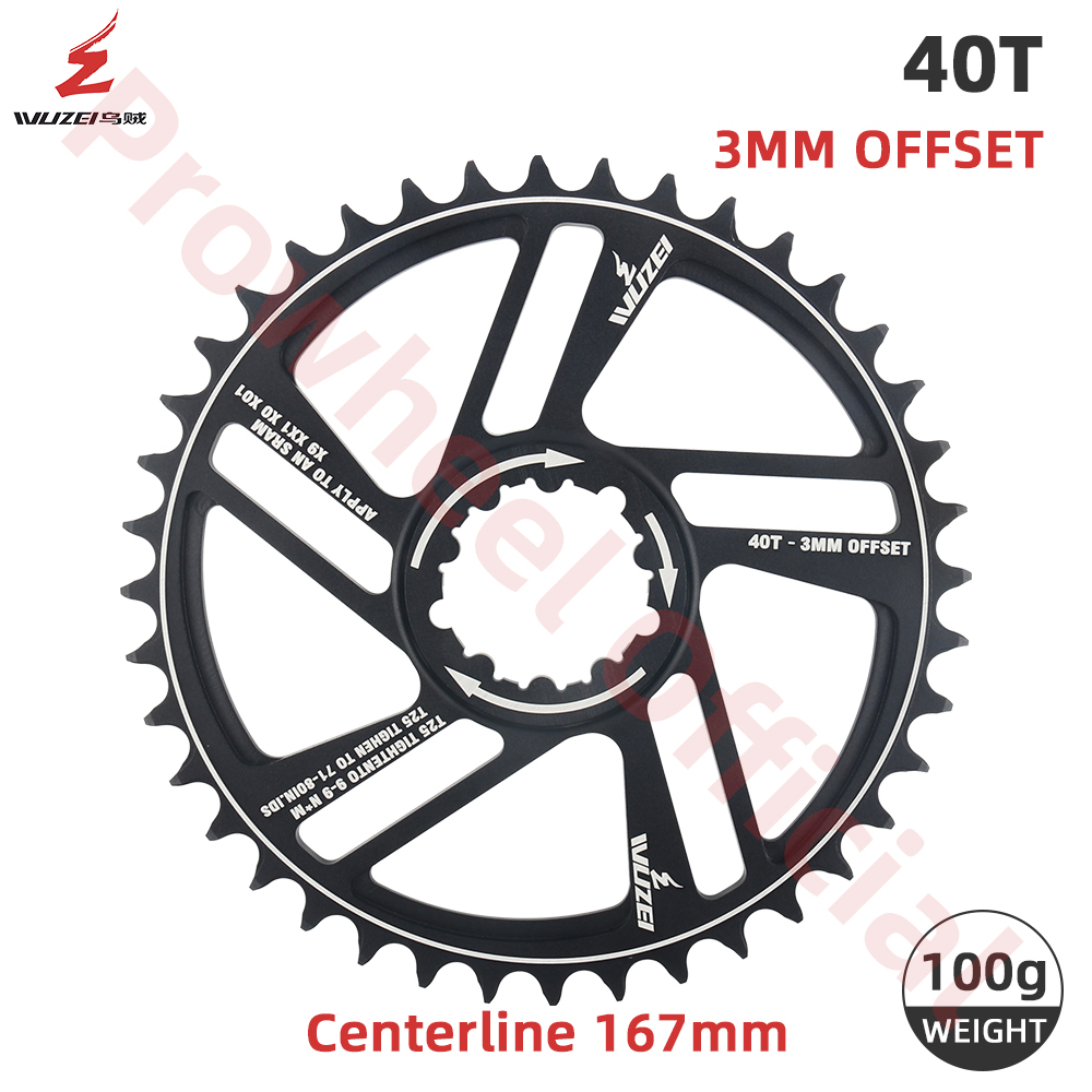 MTB Mountain Bike 1/3/6MM Offset 30T/32T/34T/36T/38T/40T Crown Bicycle Chainring for 11/12S NX XX XO GX Crank Parts: VIOLET/紫罗兰