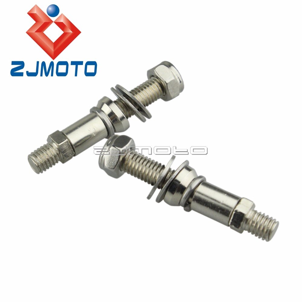 Motorcykel bakspejl skruer montering bolte adapter til harley sportster touring sidespejle 8mm montering bolt
