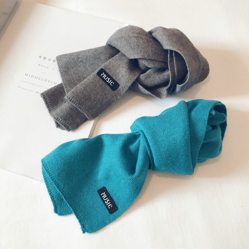 Versione coreana del nuovo bavaglino caldo per bambini in lana lavorata a maglia per bambini autunno e inverno