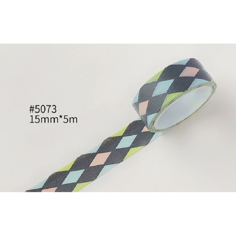 Piste washi teippi raita washi teippi ristikko washi teippi katkoviiva washi teippi peruskuvio washi paperiteippi: 5073