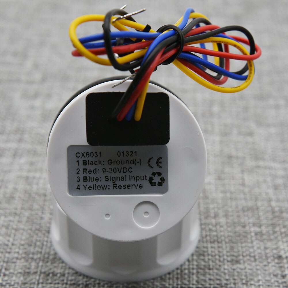 100% Digital 52MM Fuel Level Gauge Warning Light Oil Tank Indicator Marine Fuel Level Sensor 125mm 150mm 200mm 250mm 400mm 500mm