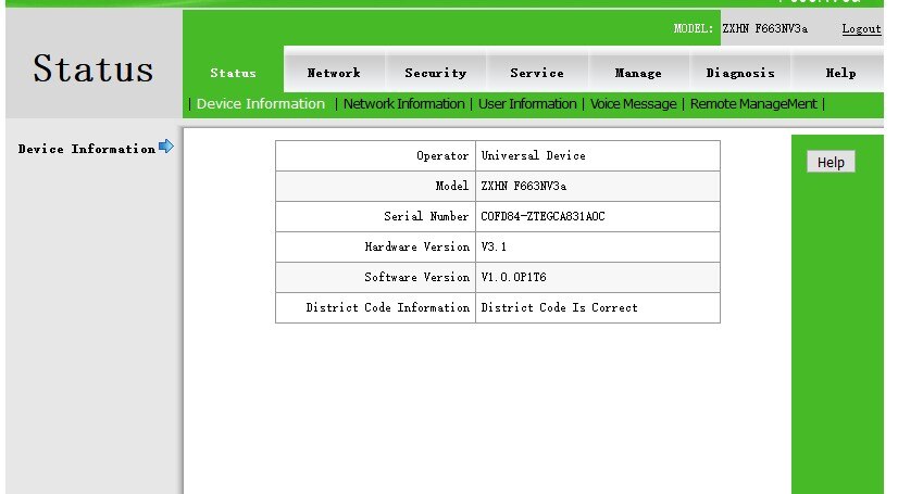 ZTE F663NV3A GPON originale 1GE + 3FE + 1 pot + Wifi ONU ONT firmware inglese ac 2 antenne router ont modem