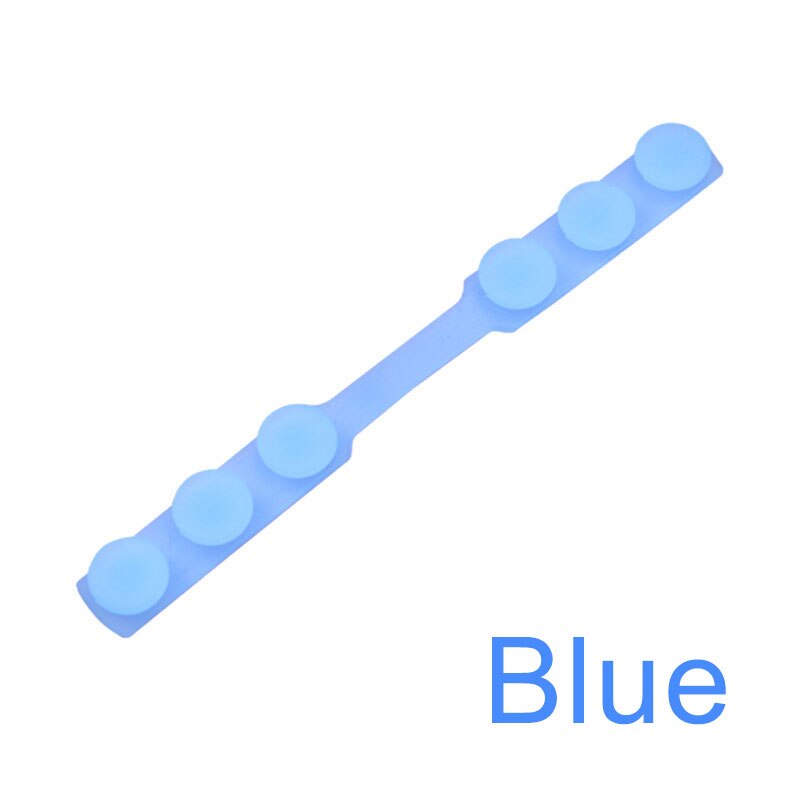 Silikone maske krog til maske elastiske clips fiksering spænde øre justerbar strop maske spænde øre smertelindret let 10 stk.: Blå 10 stk