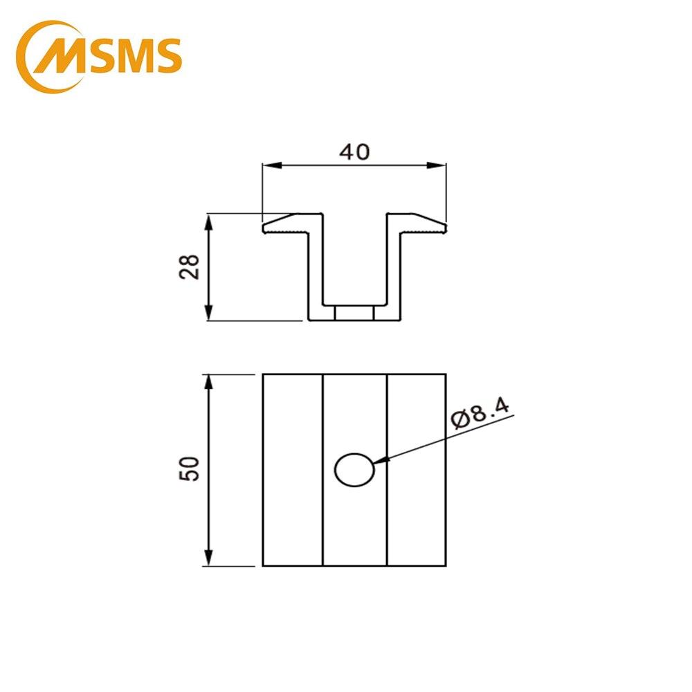 Solar Panel Components Mounting System Mid Clamps