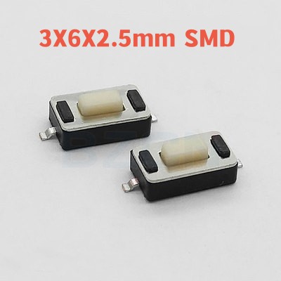 Micro-interrupteur à bouton-poussoir tactile, SMD 2, 4 broches, 3x4mm, 3x6mm, 4x4mm, 3x4x2.5, 3x6x4.3, 3x6x2.5, 10 pièces * 6*3.5 4*4*0.8 4*4*3.0 MM: MULTI