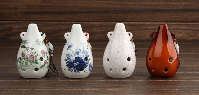 6 huller ocarina alt f key fløjte håndlavet keramisk flauta klassisk musikinstrument 6 hullers ocarina