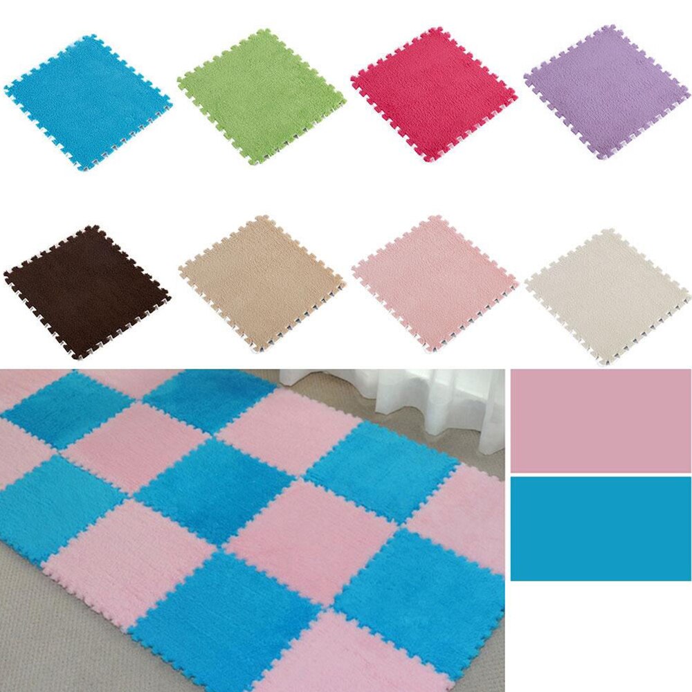 Odorless Splicing Carpet Shockproof Waterproof Antiskid 30 30 0.6cm EVA Plastic Foam Safe Ultra Thick Floor Cover