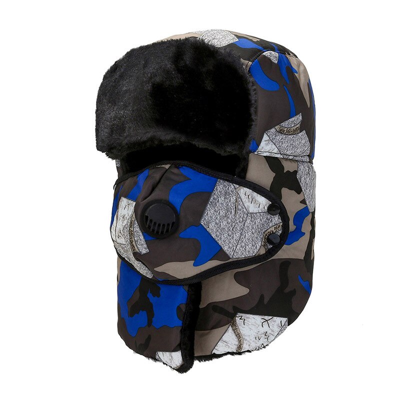 2021 nuovi cappelli invernali da uomo e da donna mimetici Lei Feng per bici da equitazione: 3