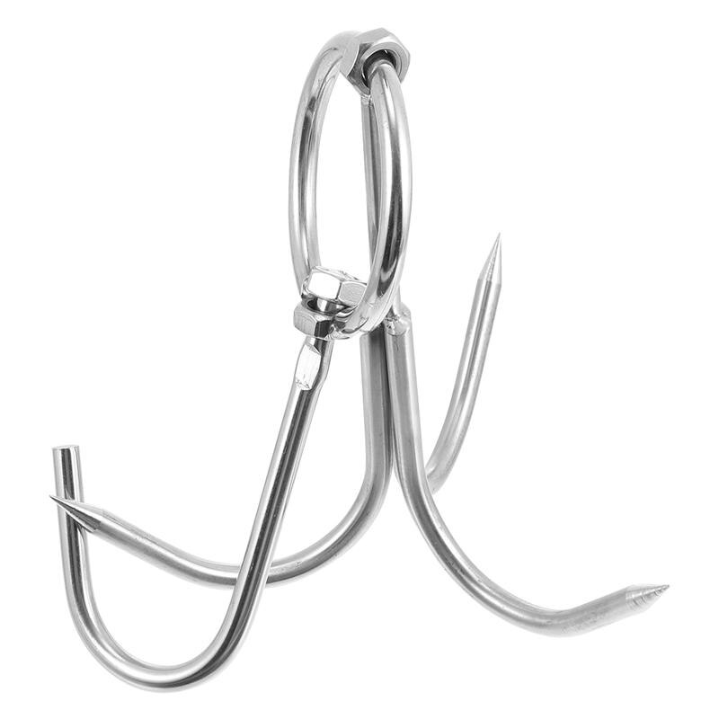 1 Pc Meat Hooks Stainless Steel BBQ Grill Hanger Pork Hook Kitchen Gadget